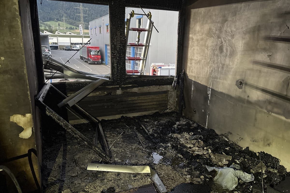 Chur GR – Wohnungsbrand durch unbeaufsichtigte Wasserpfeife