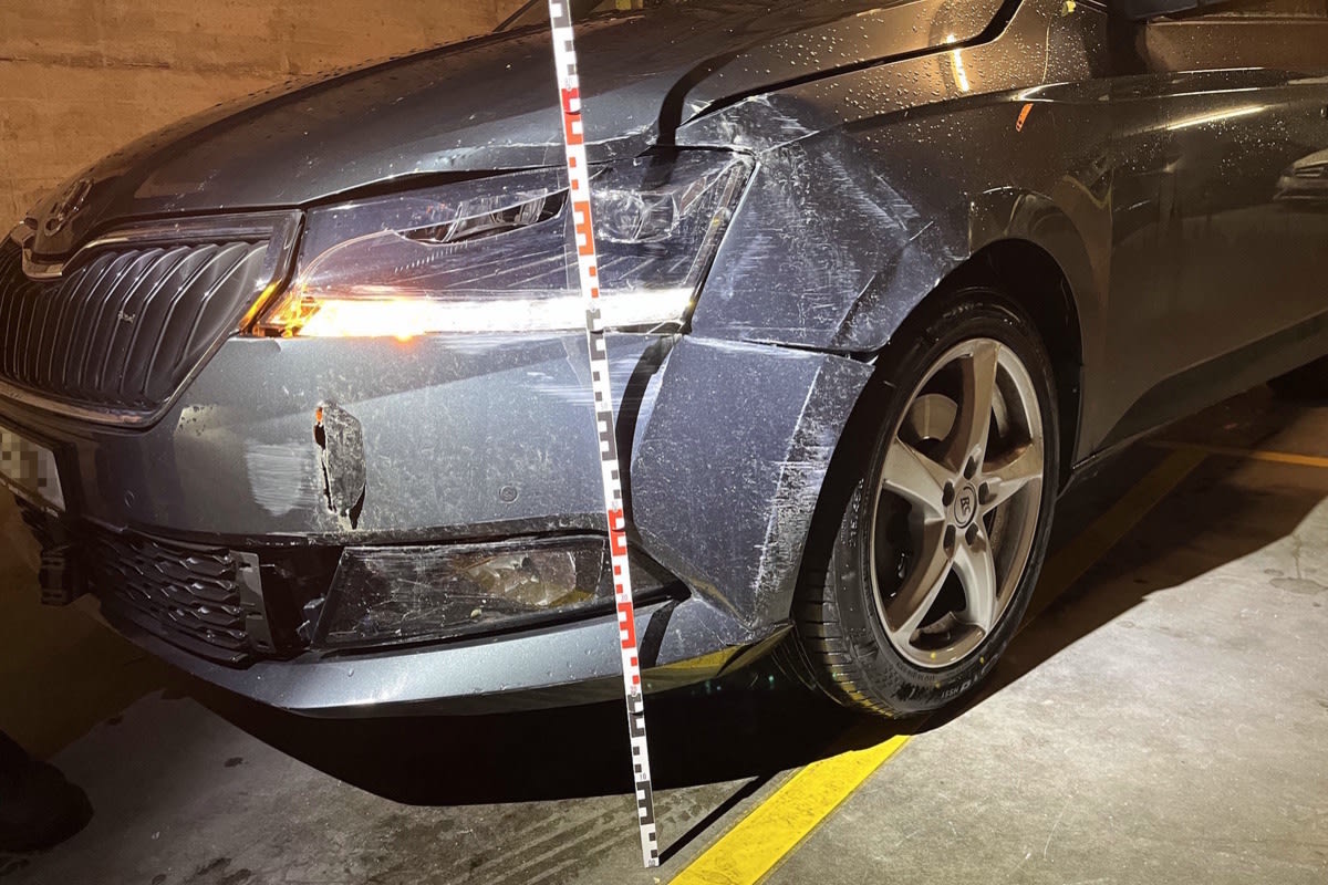Widnau SG – Fahrunfähig Unfall verursacht