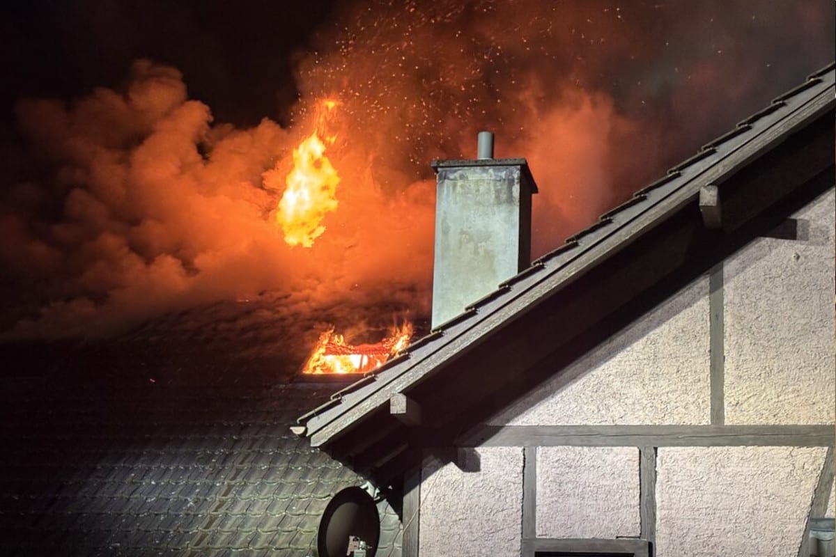 Beringen SH – Brand in Wohn- und Geschäftshaus