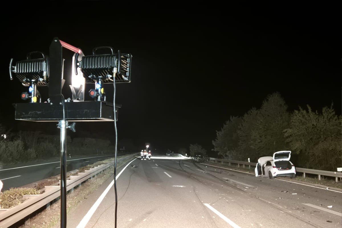 A8 Merzig – Mercedes-Fahrer verursacht Unfall bei verbotenem Rennen
