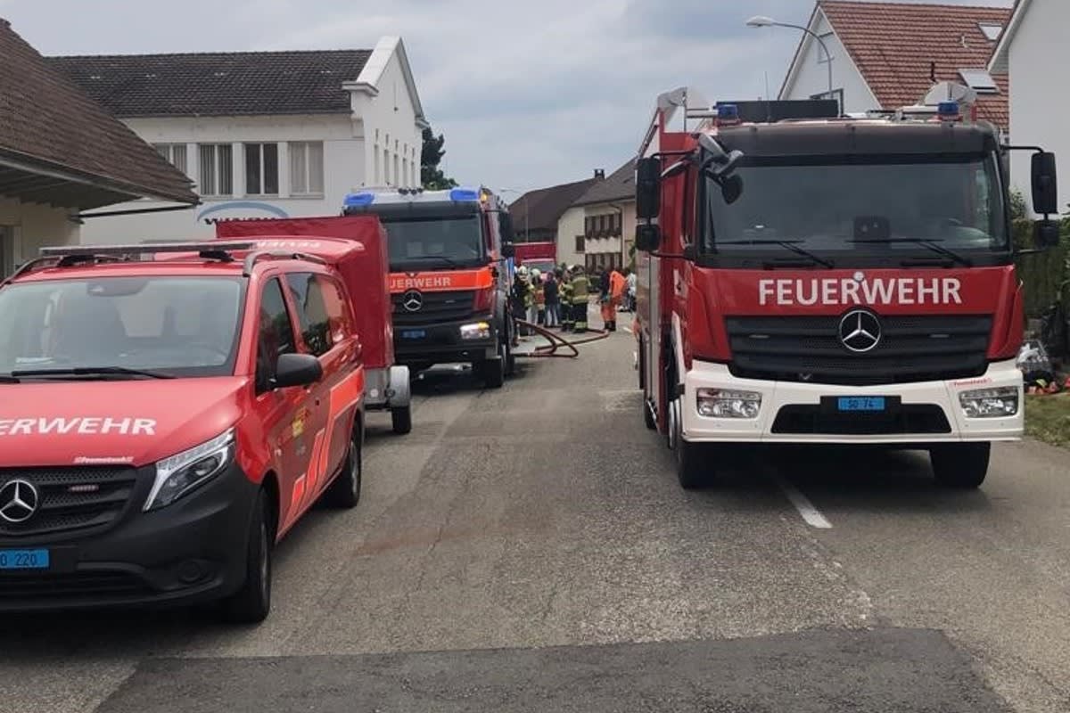 Chemieunfall in Däniken SO - Gegen Mitternacht konnte Entwarnung gegeben werden