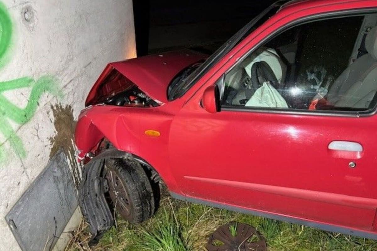 Boningen SO – Bei Unfall frontal in Mauer gedonnert