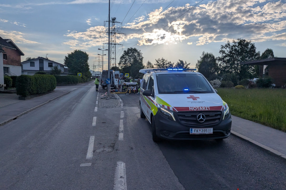 Wolfurt – Motorradfahrer bei Unfall schwer verletzt