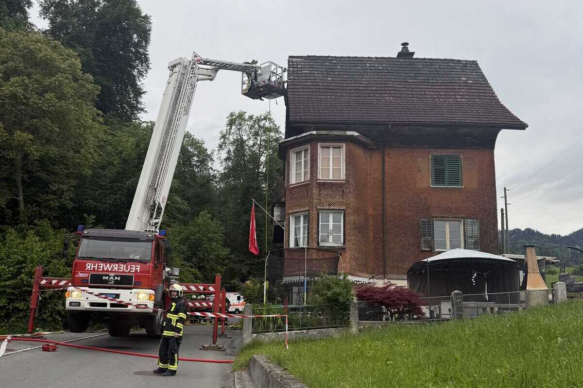 Alpnach Dorf OW – Brandausbruch auf Balkon