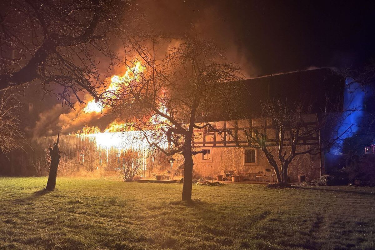 Zuchwil SO – Grossbrand bei Bauernhof - Brandstiftung im Fokus