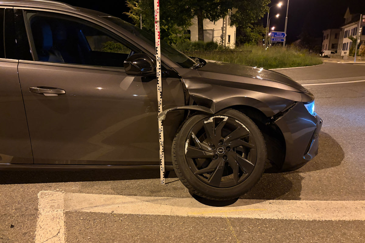 Amriswil TG – Alkoholisierter Automobilist verunfallt im Kreisel