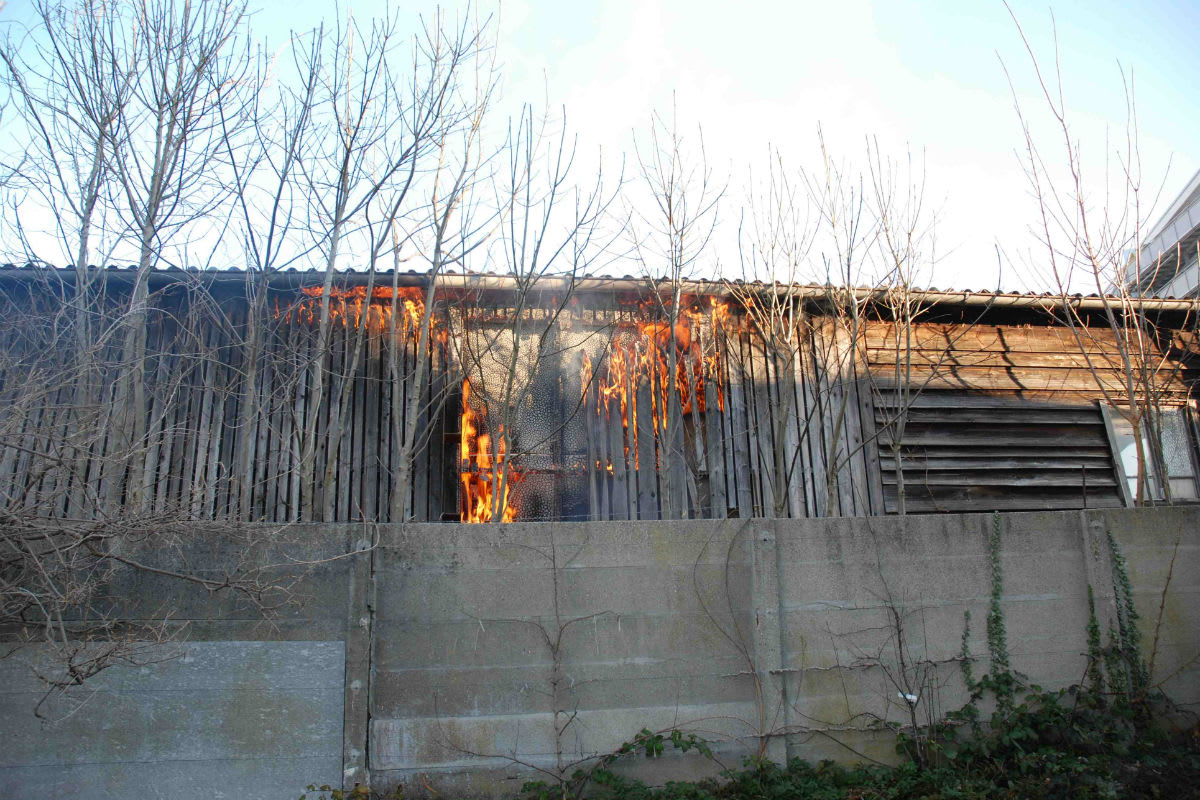 Grenchen SO - Brand in Lagerhalle