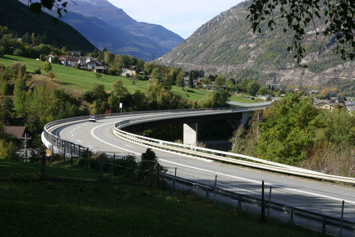 Visp VS – Mehrere Sperrungen und Baustellen auf der A9