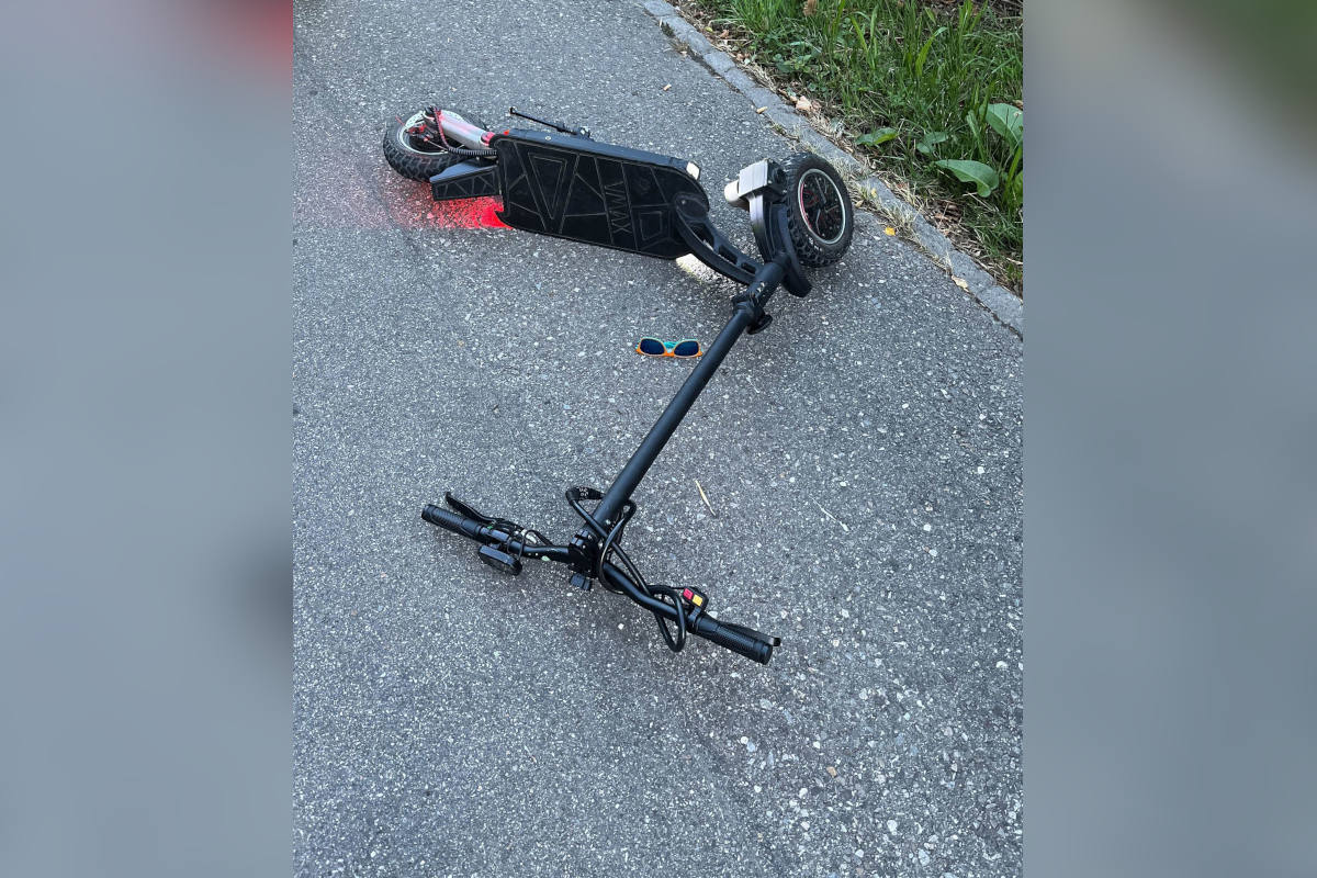 Balsthal SO – E-Trottinett-Lenker verletzt sich bei Selbstunfall erheblich 