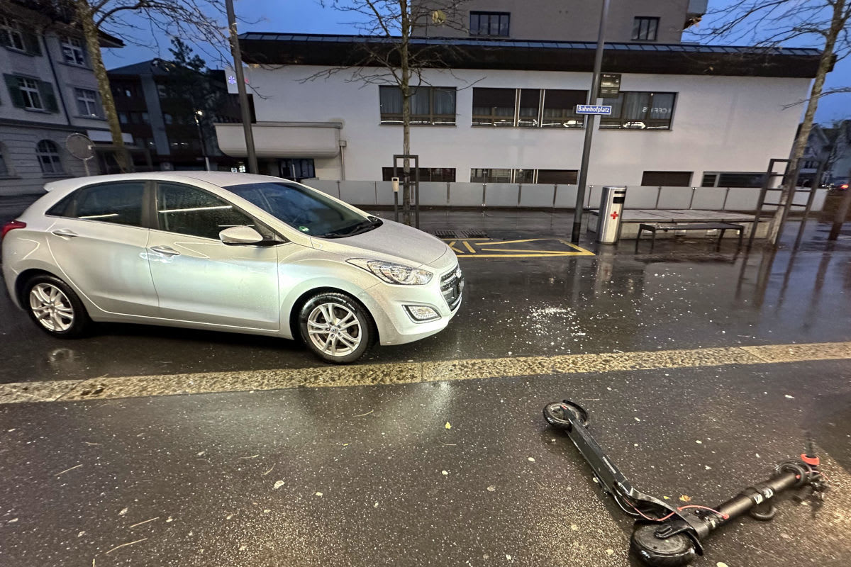 Unfall in Lachen SZ – E-Trottinettfahrer schwer verletzt 