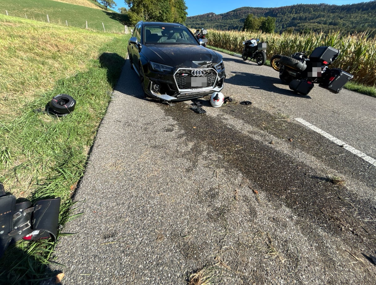 Breitenbach SO – Überholmanöver endet mit schwerem Unfall