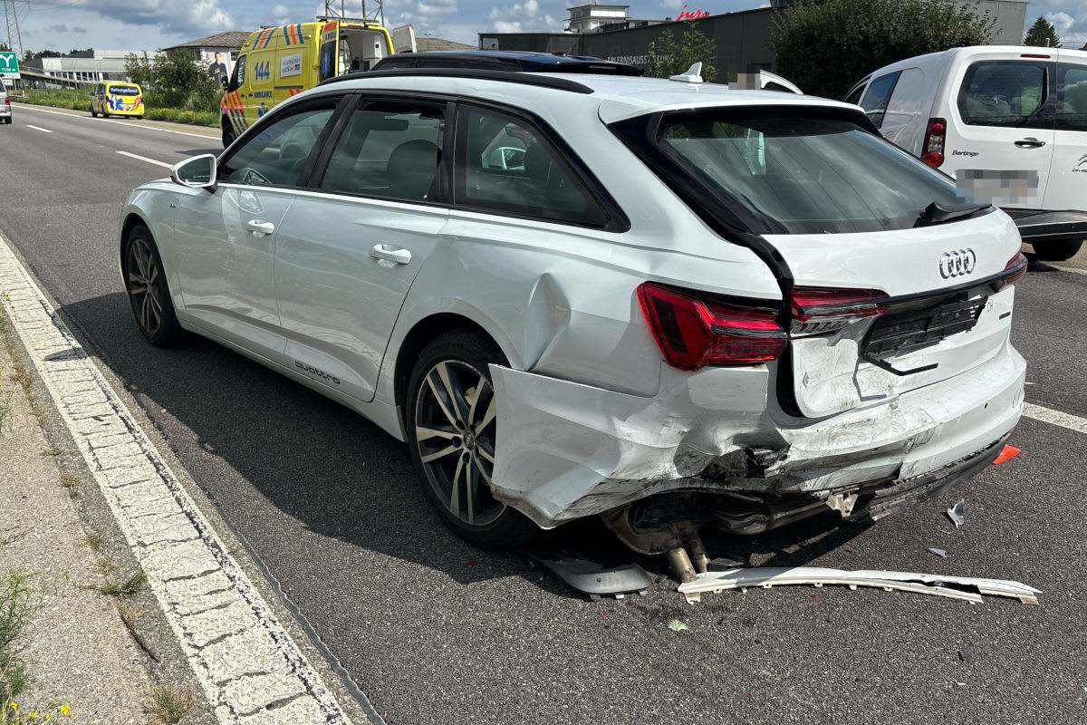 A1 Oberbuchsiten SO – Verletzte Person nach Unfall