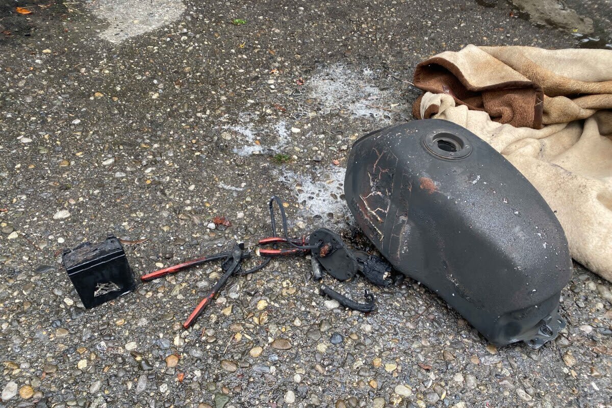 Cham ZG – Brand in einem Motorradgeschäft