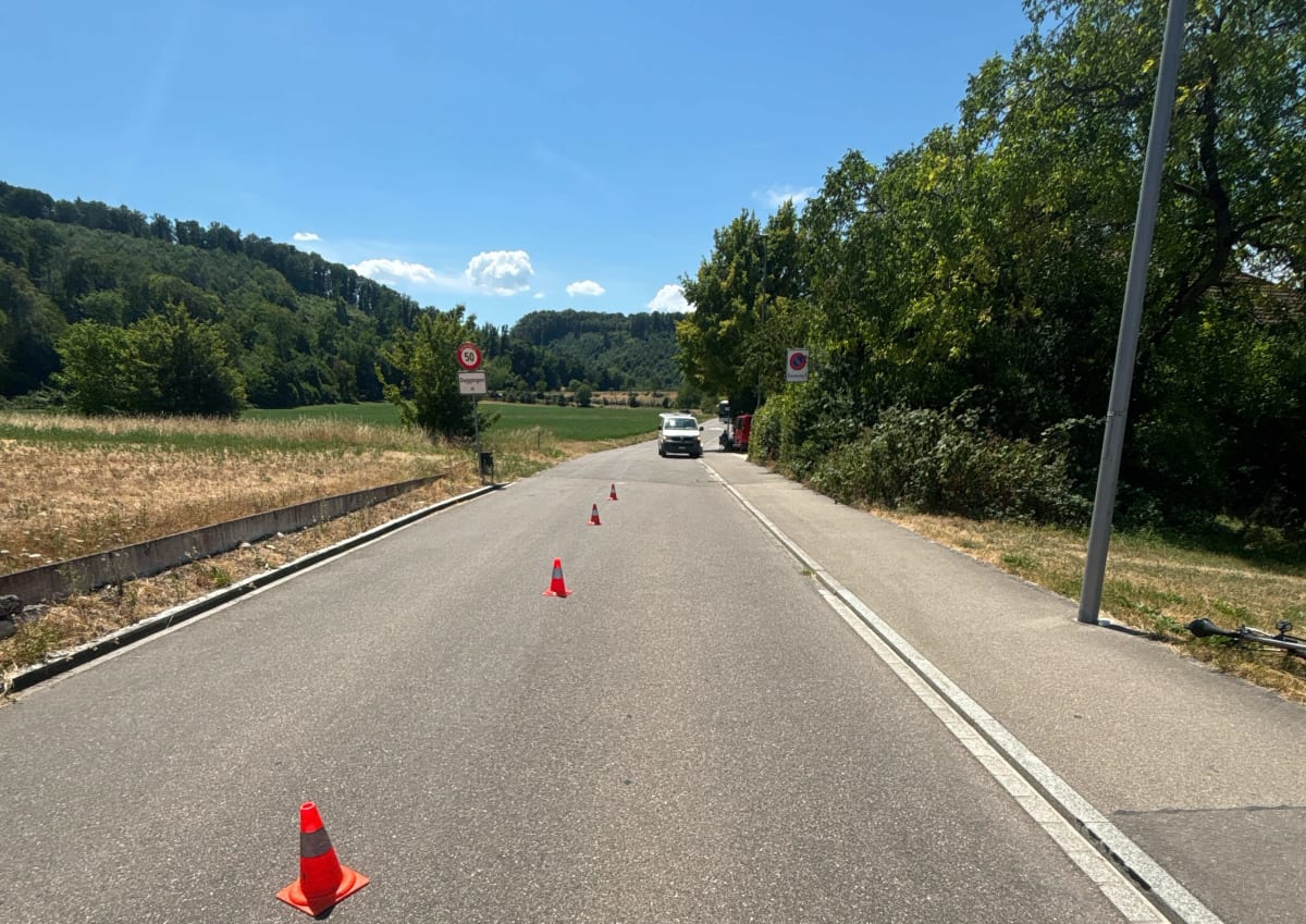 Dornach SO – Medizinisches Problem führt zu Velounfall
