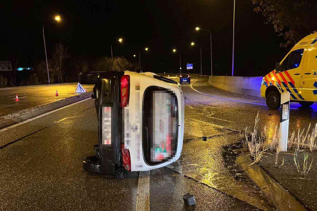 Kriegstetten SO - Auto bei Unfall umgekippt 