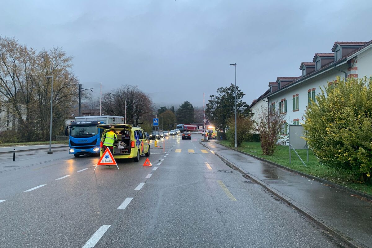 Balsthal SO - Passant auf Fussgängerstreifen von einem Auto erfasst