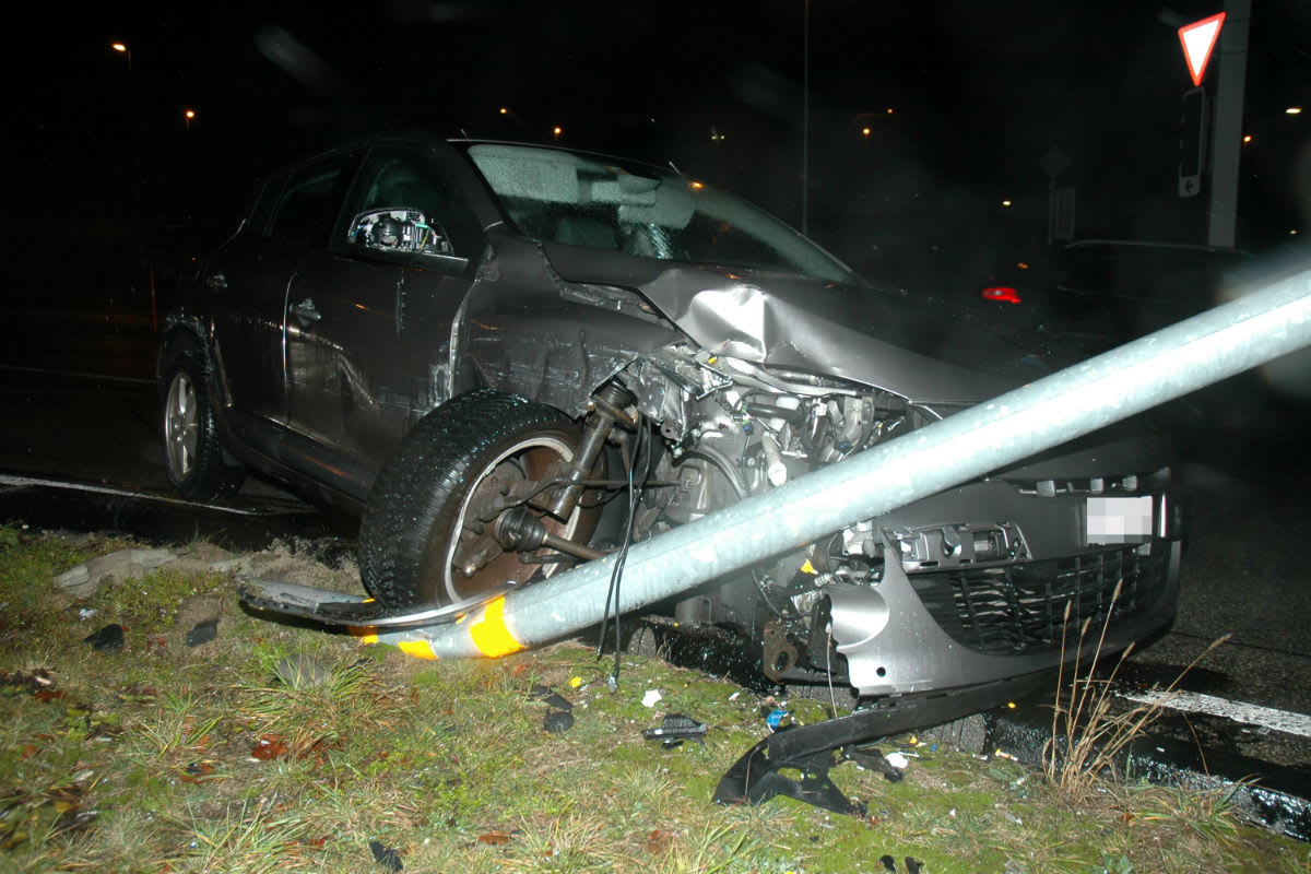Olten SO - In angetrunkenem Zustand eingeschlafen und Unfall gebaut