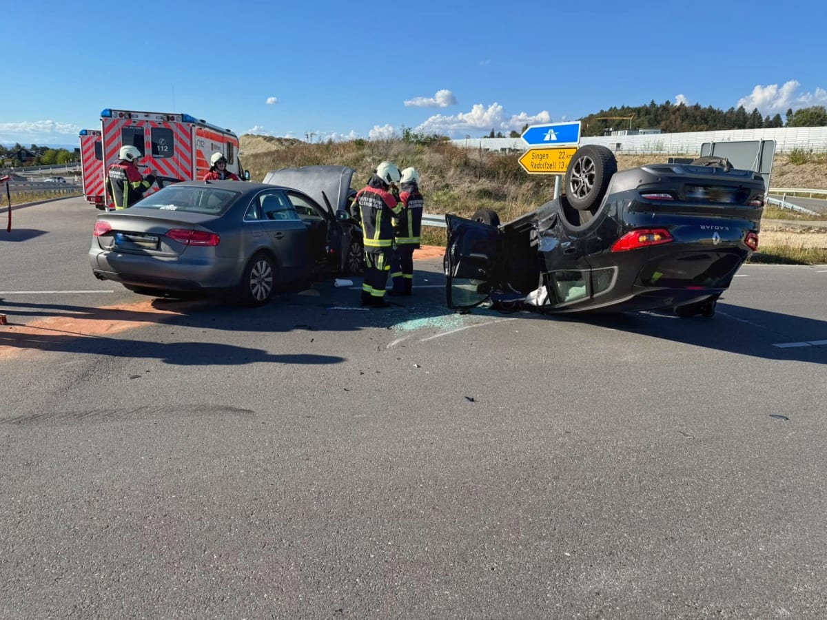 Allensbach – Schwerverletzte nach Unfall wegen Vorfahrtsverstoß