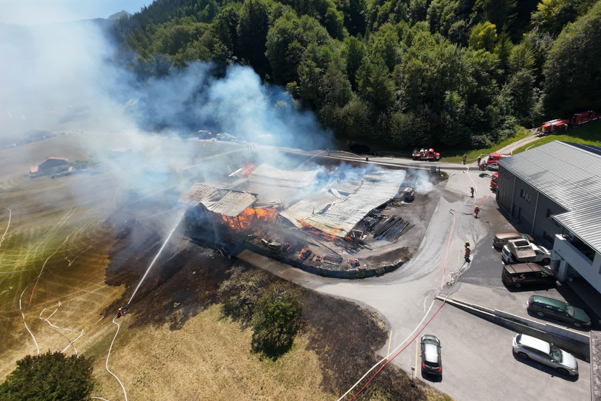 Fideris GR – Abgestelltes Wohnmobil löst grossen Brand aus