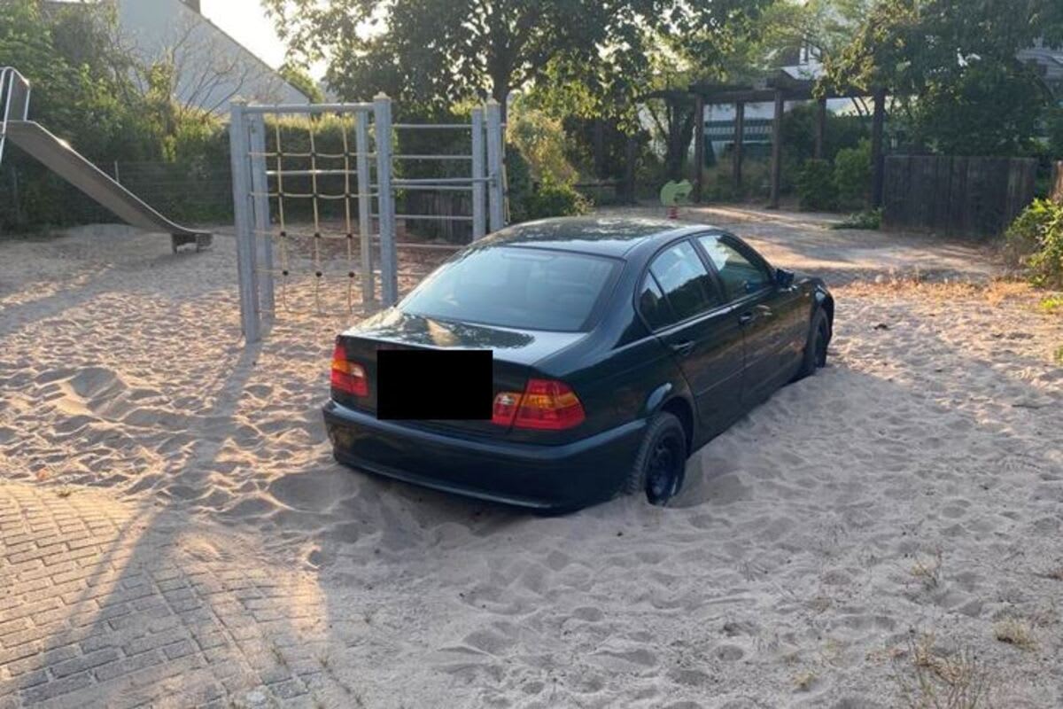 Limburgerhof – 83-Jähriger fährt sich auf einem Spielplatz fest