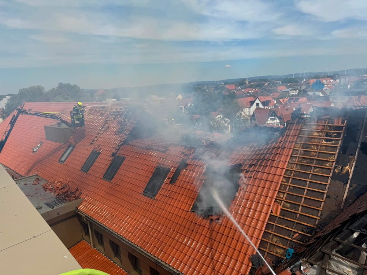 Paderborn – Dachstuhlbrand an Realschule St. Michael
