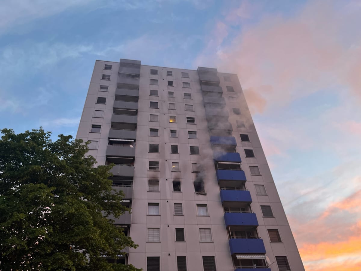 Wohnungsbrand in Solothurn – Zwei Personen im Spital