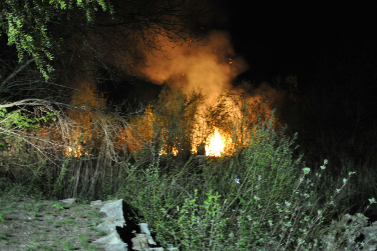 Selzach SO - Brand auf dem Aareinseli - Zeugenaufruf