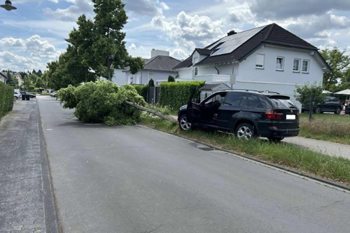 Wittlich – Autofahrer prallt mit 1,9 Promille gegen Baum