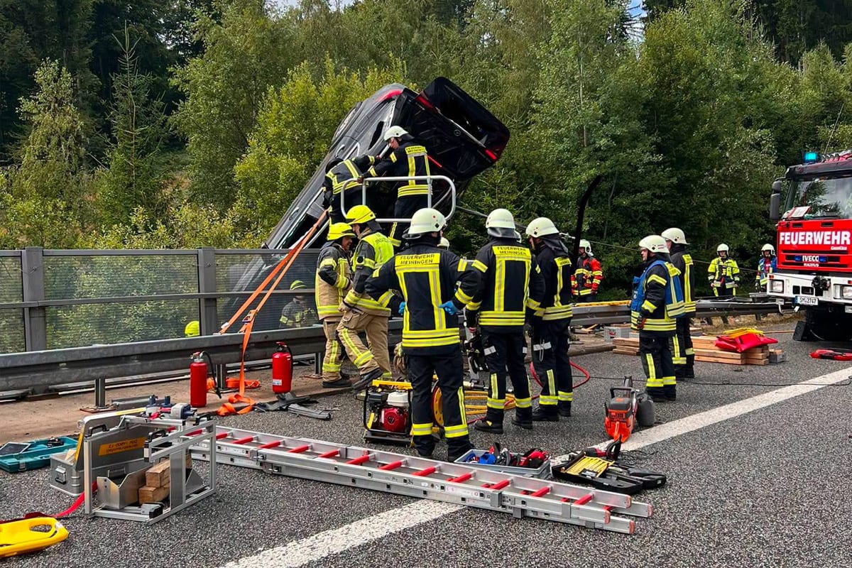 Suhl – Tödlicher Verkehrsunfall auf der A71