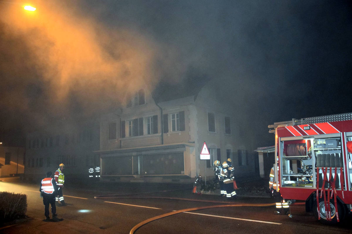 Luterbach SO - Brand in einer Wohnung