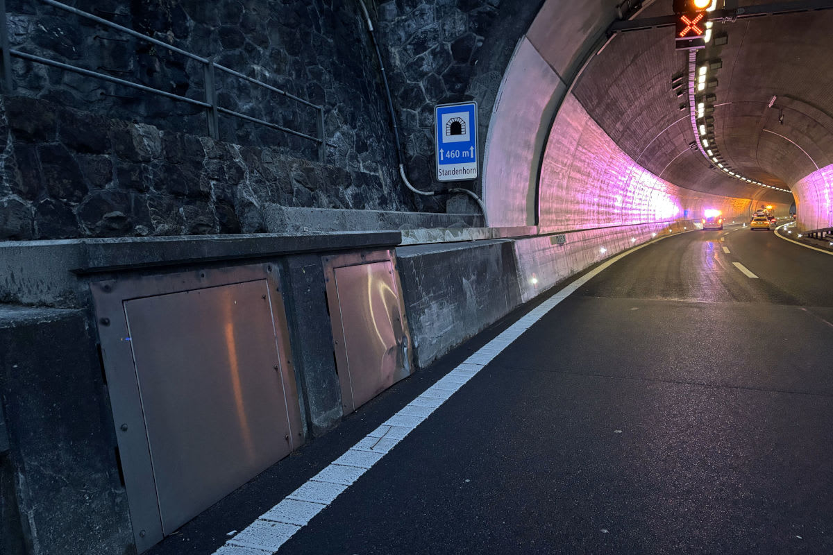 A3 Filzbach GL – Unfall im Standenhorntunnel