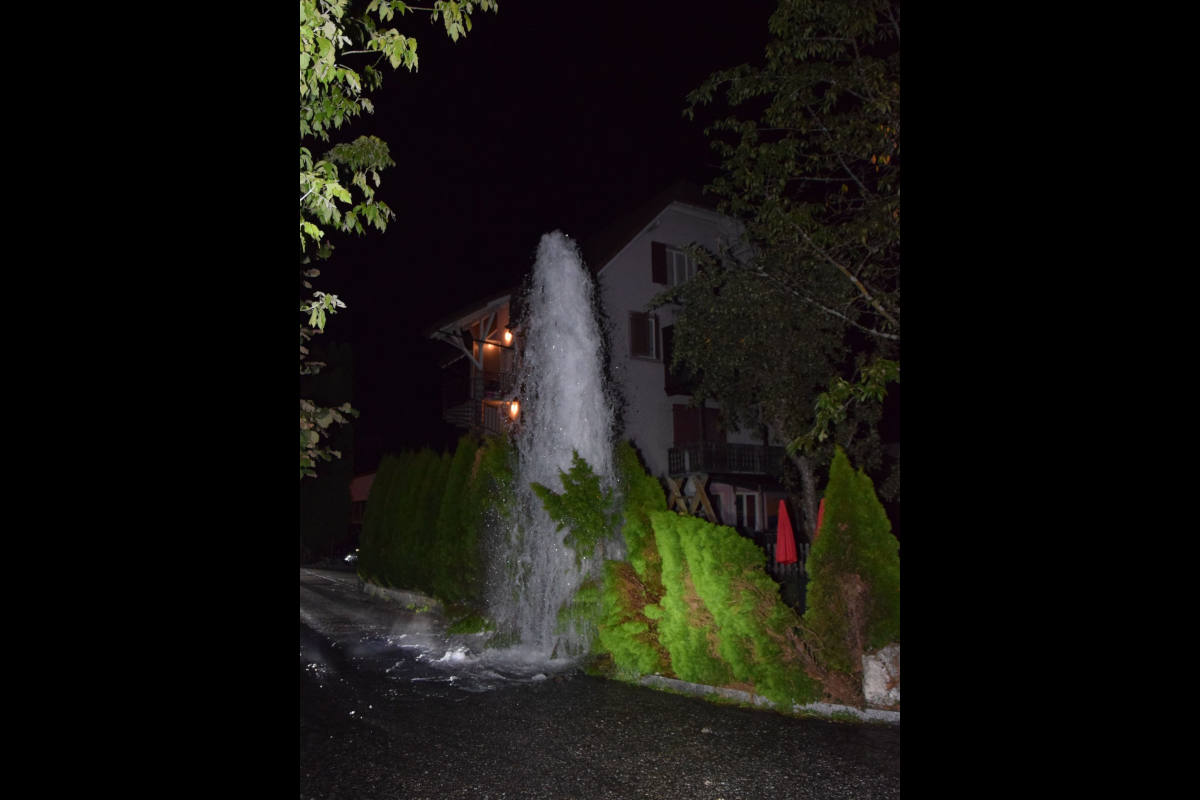 Oberbuchsiten SO - Nach Kollision mit Hydrant Unfallstelle verlassen