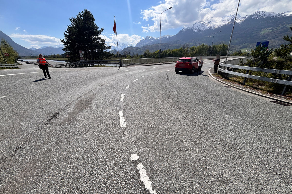 Vaduz FL – Unfall zwischen Bus und Auto