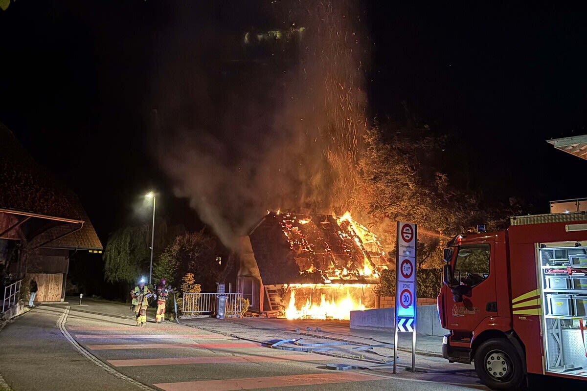 Utzenstorf BE – Verdacht auf Brandstiftung nach zwei Feuern
