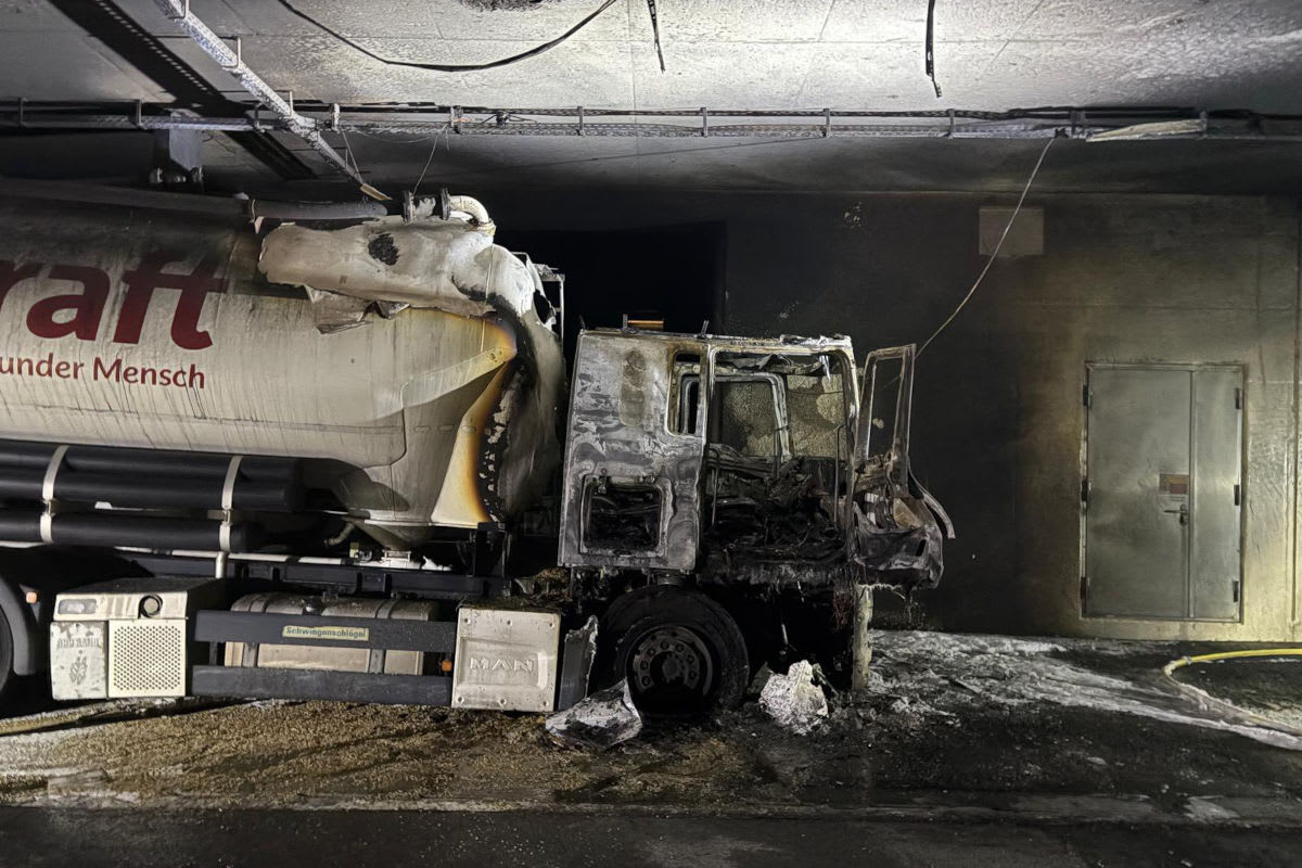 St. Michael – Gleinalmtunnel nach LKW-Brand gesperrt