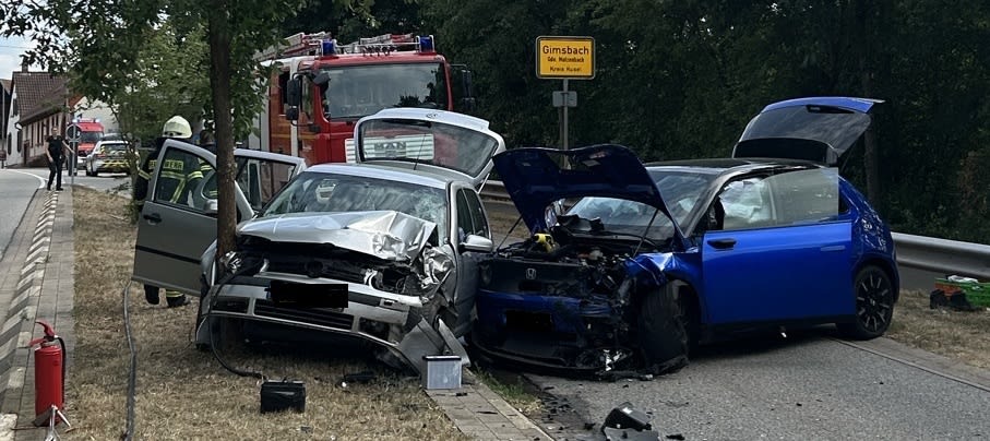 Gimbsbach – Autofahrer verursacht Unfall im Gegenverkehr