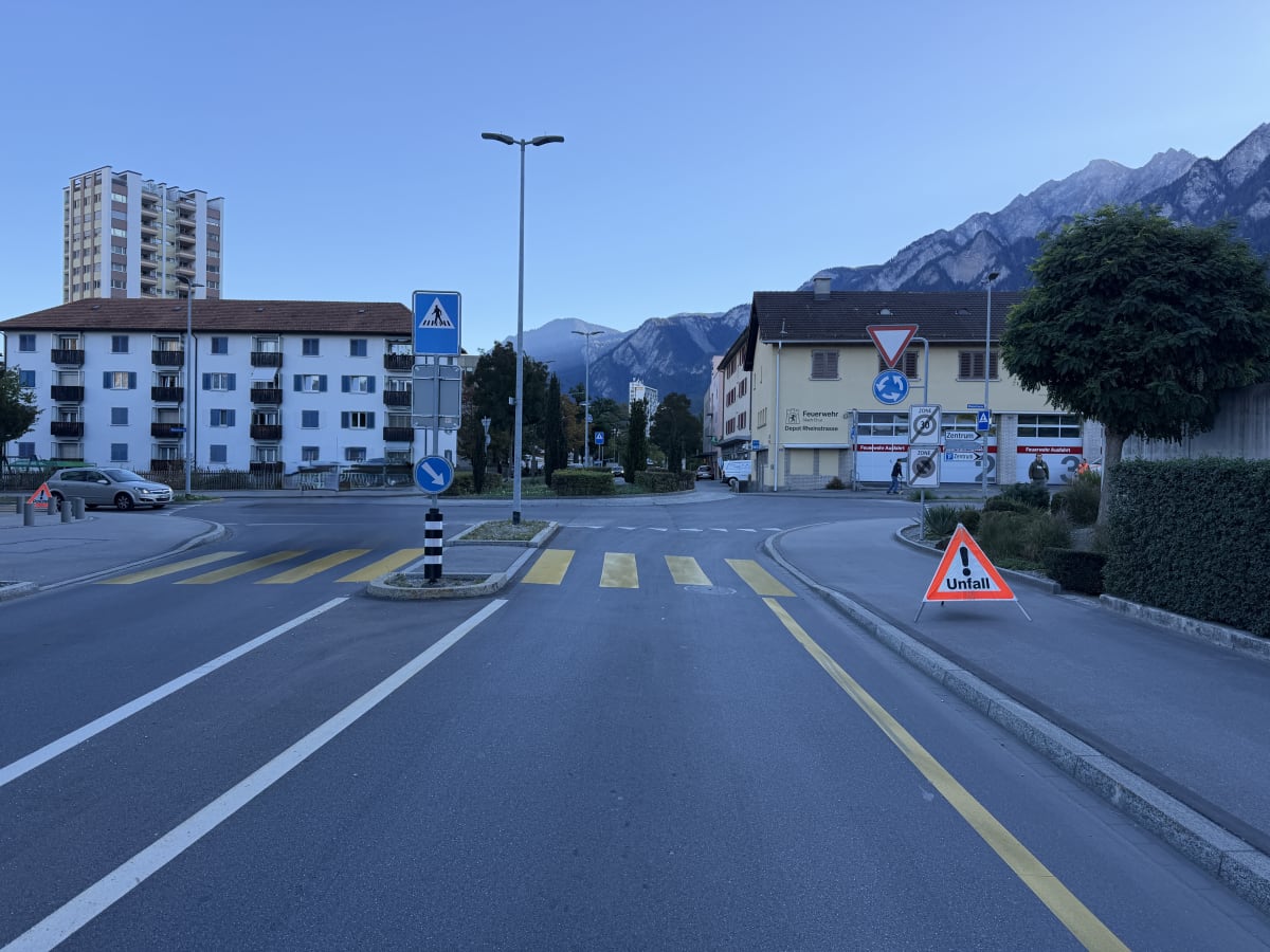 Chur GR – Zwei Verkehrsunfälle fordern zwei Verletzte