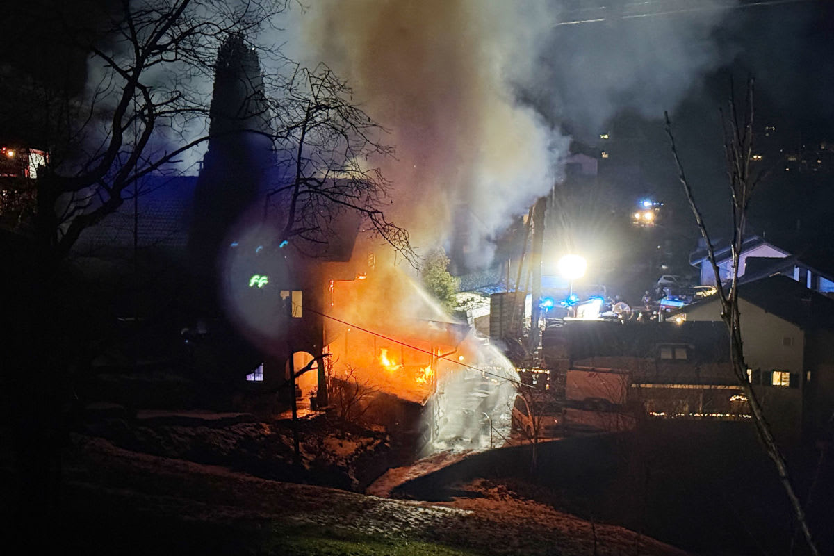 Büren NW – Brand eines Einfamilienhauses