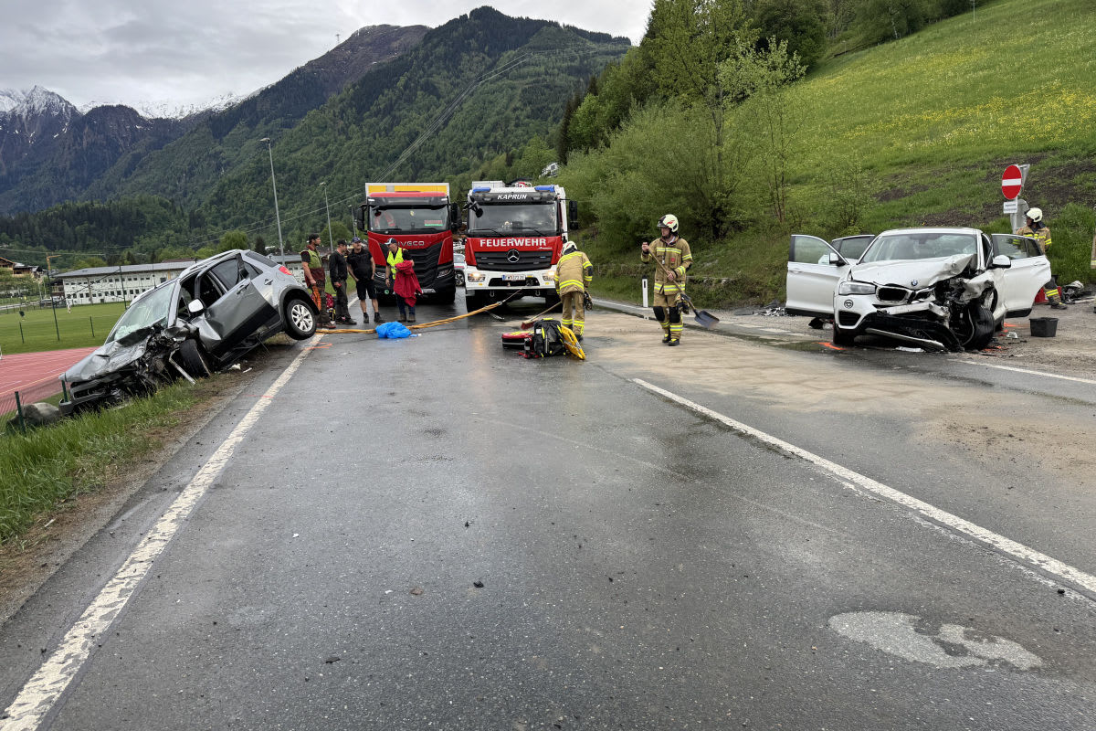 Kaprun – Schwerer Unfall mit drei Verletzten
