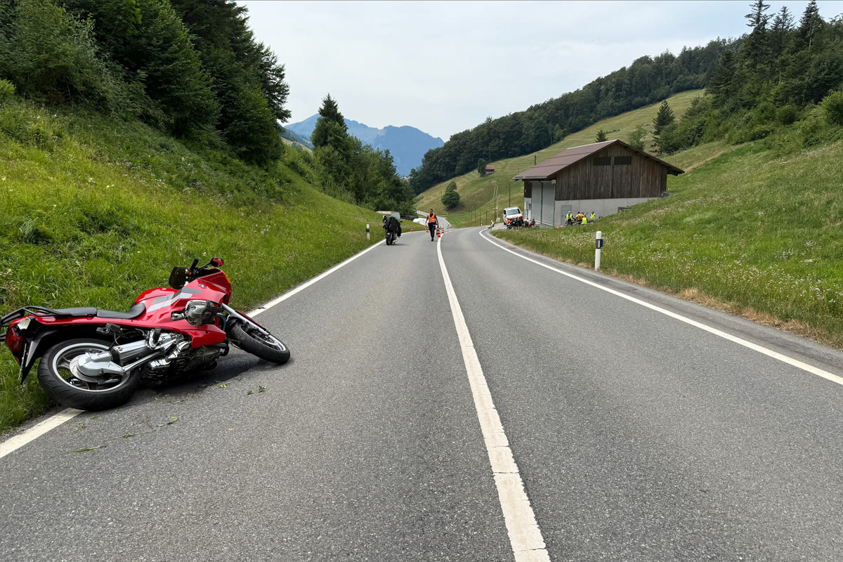 Zeugenaufruf Emmetten NW – Töfffahrer nach Kollision gestürzt