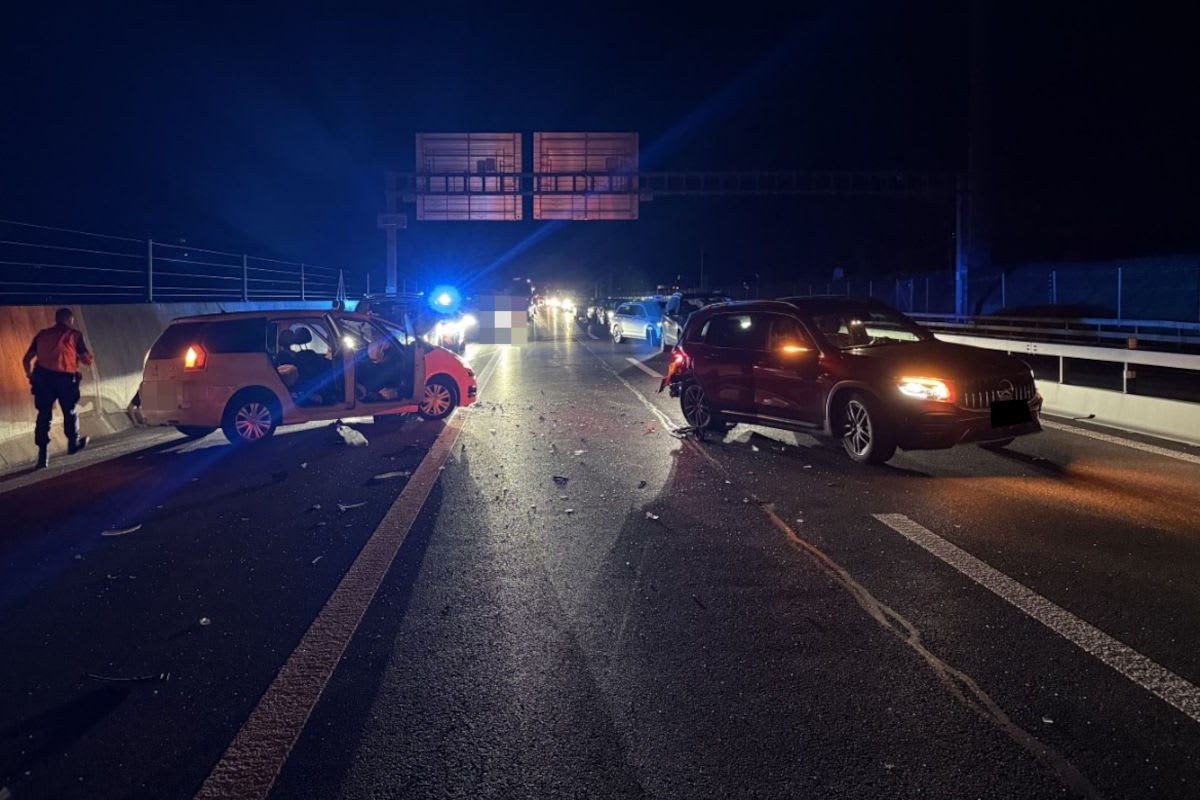 Altdorf UR – Acht Verletzte bei Unfall nach Stau auf der A2
