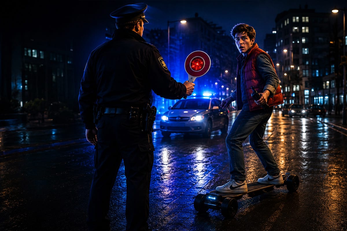 Oberhausen – E-Skateboardfahrer mit 55 km/h gestoppt