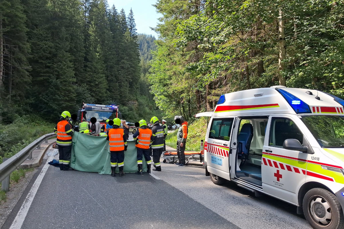 Triebental/Großwilfersdorf – Mehrere Verletzte bei Unfällen