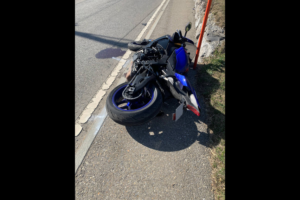 Appenzell AI – 38-jähriger Motorradfahrer schwer verletzt