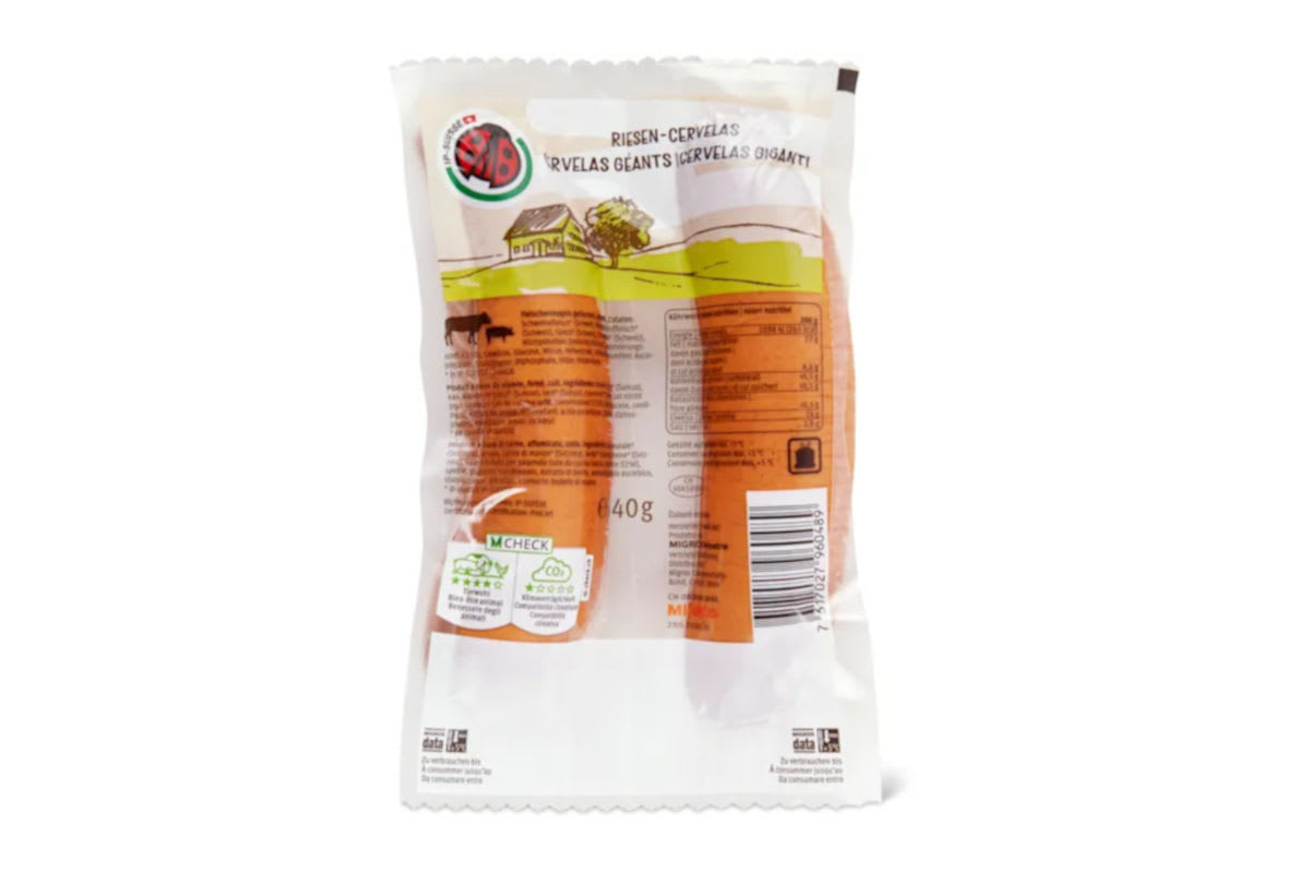 Rückruf von Migros – Riesen Cervelas enthält Allergen