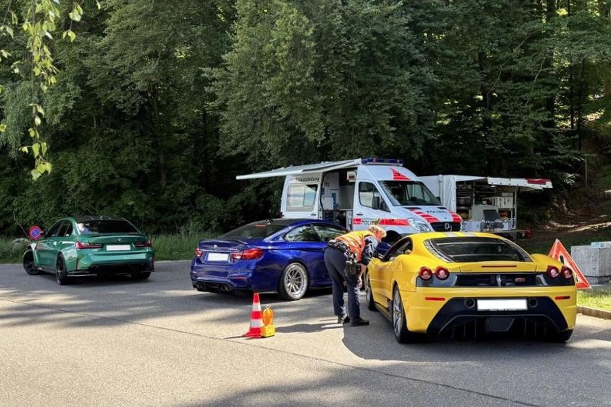 Thayngen SH – Polizei legt mehrere getunte Fahrzeuge still