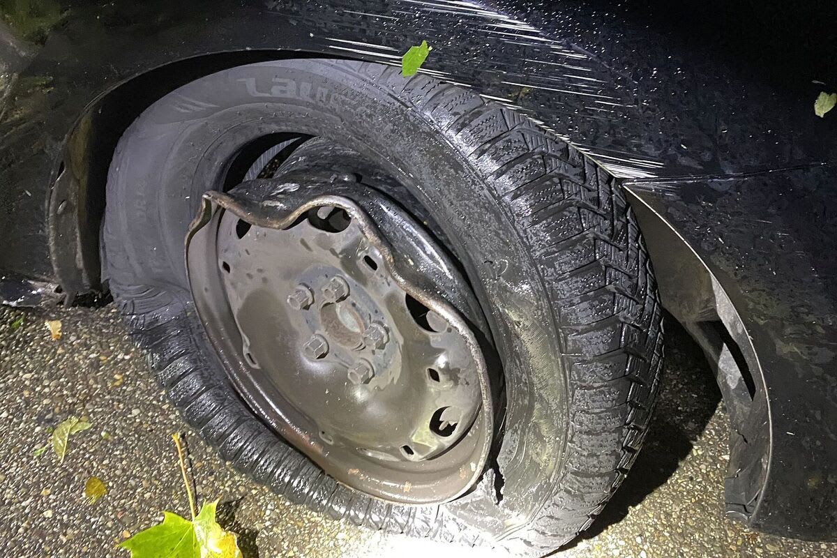 Unfall in Eptingen BL - Fuchs ausgewichen