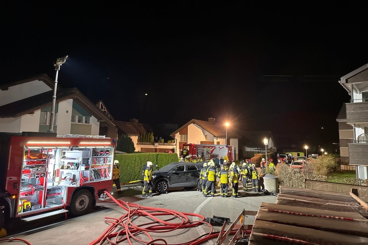 Appenzell AI – Hybridfahrzeug in Brand geraten 