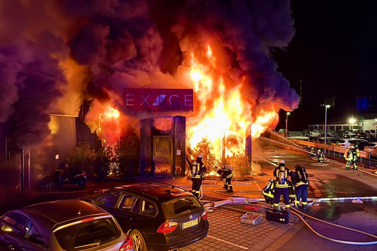 Neunkirchen – Großbrand zerstört Fitnessstudio