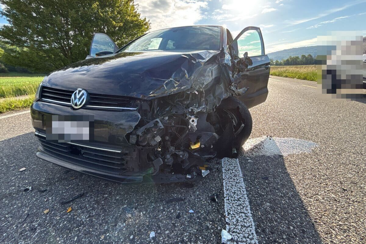Hägendorf SO – Unfall zwischen Auto und Sattelmotorfahrzeug